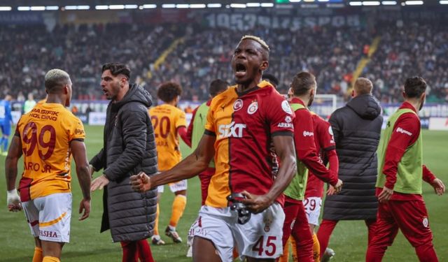 Galatasaray, Rize'den Galibiyetle Dönüyor: 2-1