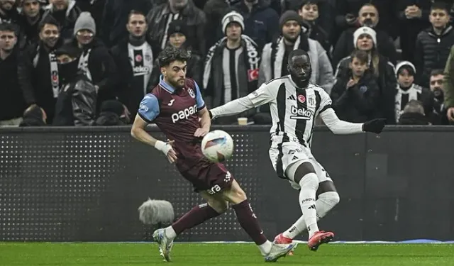 Beşiktaş derbide Trabzonspor'u mağlup etti.