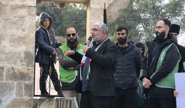 Şanlıurfa’da Gazze’ye Destek Yürüyüşü Düzenlendi