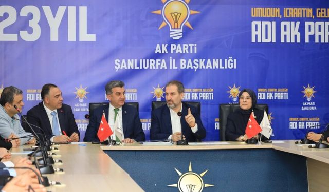 AK Parti Genel Başkan Yardımcısı Mustafa Şen’den Şanlıurfa’ya Ziyaret