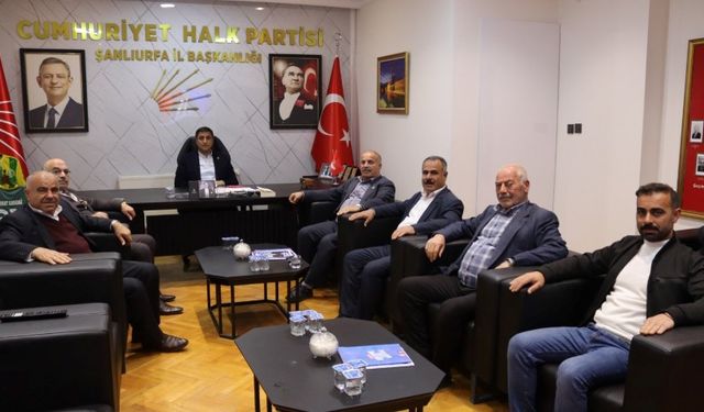 CHP Şanlıurfa İl Başkanlığı'nda Dayanışma Ziyareti