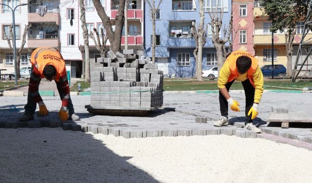 Haliliye Belediyesi, Mahallelerde Kilitli Beton Parke Döşeme Çalışmalarına Devam Ediyor