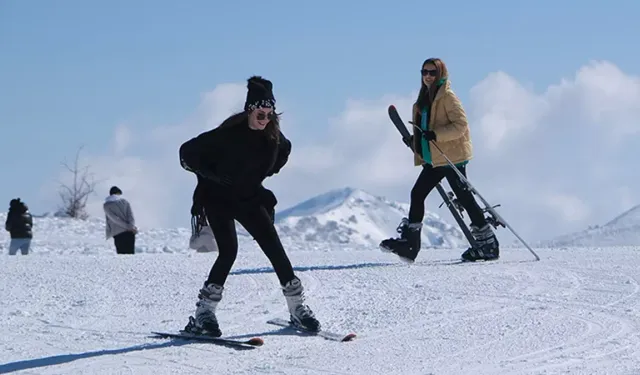 Hesarek Kayak Merkezi’e Şanlıurfalıların ilgisi