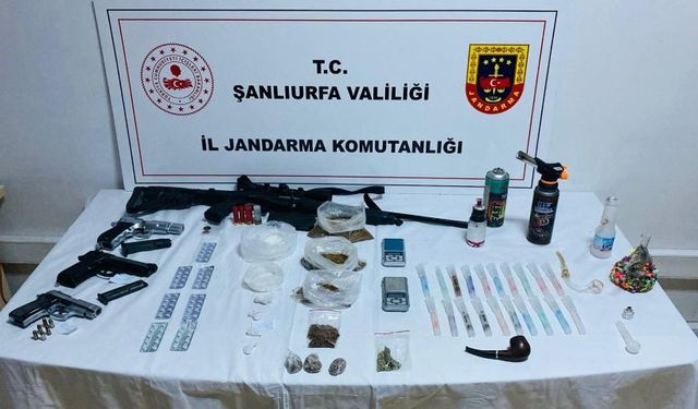 Şanlıurfa'da Büyük Uyuşturucu ve Silah Kaçakçılığı Operasyonu