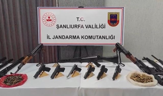 Şanlıurfa'da Silah Kaçakçılığına Yönelik Büyük Operasyon: 14 Kişi Gözaltında