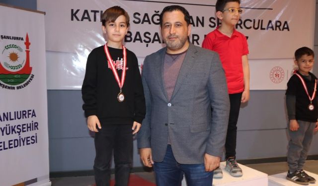 Şanlıurfa’da 23 Nisan Satranç Turnuvası Tamamlandı