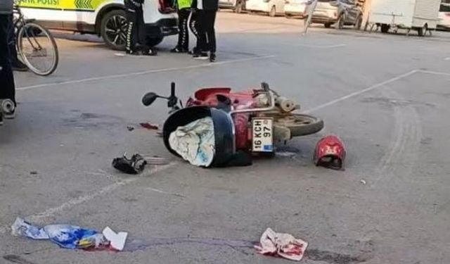 İnegöl'de Motosiklet Kazası: 1 Yaralı