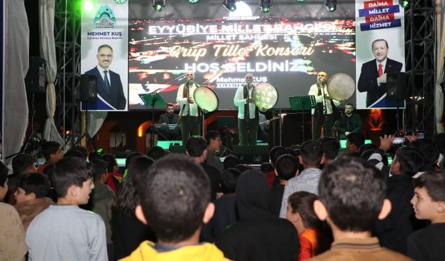 Eyyübiye Millet Bahçesi’nde Unutulmaz Konser ve Manevi Duygu Dolu Anlar