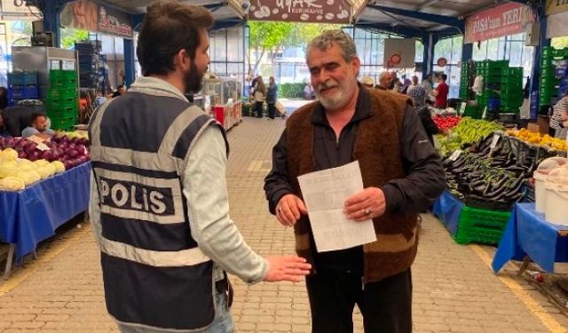 Emniyetten Pazarda Sürpriz Bilgilendirme!