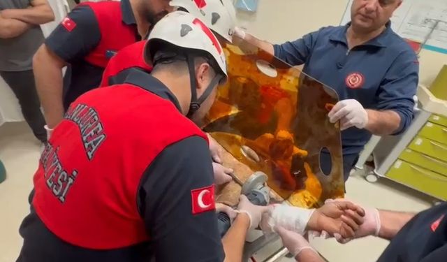 Şanlıurfa'da İnşaatta Feci Kaza: Kaynakçının Koluna Demir Saplandı