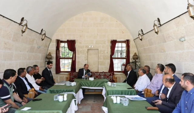 Şanlıurfa Müteahhitler Derneği, Başkan Gülpınar’ı ziyaret etti