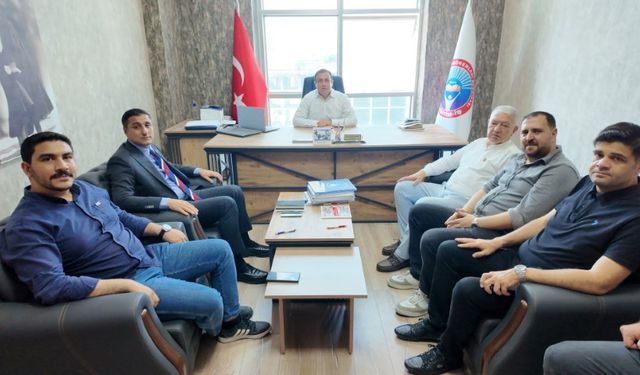 CHP Şanlıurfa İl Başkanı Ferhat Karadağ’dan Eğitim-İş Sendikasına Ziyaret
