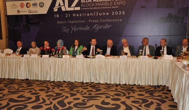 Şanlıurfa'nın mermer blokları mermer fuarında sergilenecek