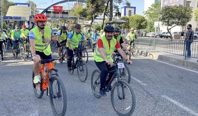 Şanlıurfa’da 12. Yeşilay Bisiklet Turu Düzenlendi