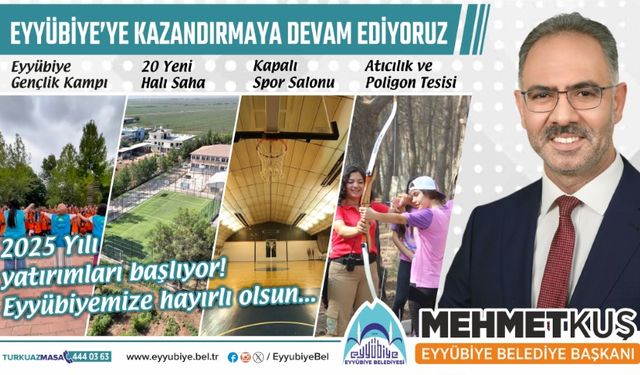 Eyyübiye Gençliği İçin Tarihi Adım: Yeni Tesislerin İhalesi Başlıyor