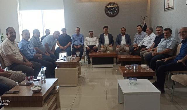 Memur-Sen Şanlıurfa İl Başkanlığı'nda Bayramlaşma Ziyareti