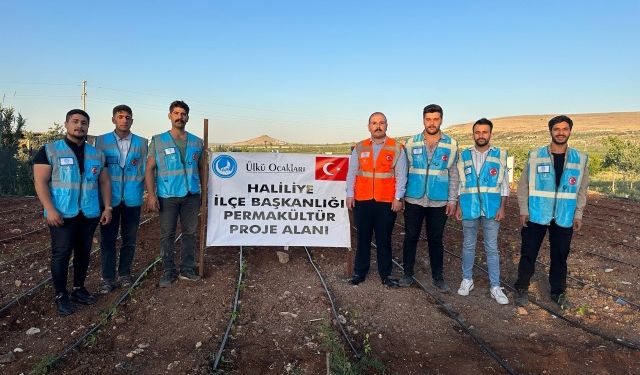 Ülkü Ocakları Haliliye İlçe Başkanlığı’ndan Permakültür Atağı