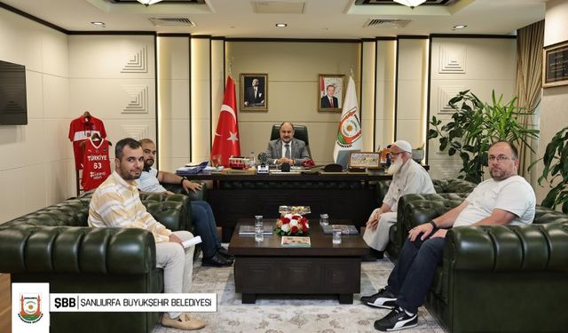 Sultan Baba İlim ve Hizmet Vakfı Heyetinden Başkan Gülpınar’a Ziyaret