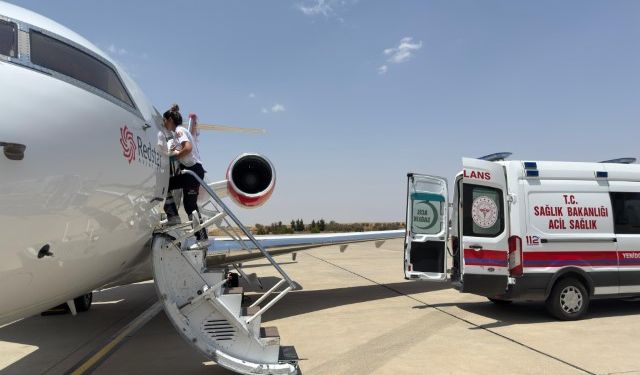 Şanlıurfa’dan Ankara’ya Umut Yolculuğu: Bebek Ayşe İçin Uçak Ambulans Havalandı