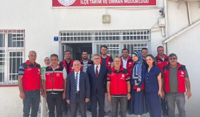 Şanlıurfa Tarım ve Orman İl Müdürü Mehmet Salih Söğüt, Suruç İlçe Müdürlüğünü Ziyaret Etti