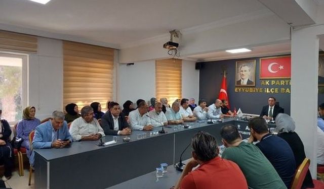 AK Parti Eyyübiye'de Haftalık Yönetim Kurulu Toplantısı Gerçekleştirildi