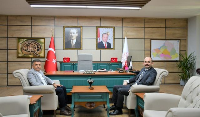 Şanlıurfa Vali Yardımcısı Sungur’dan İl Milli Eğitim Müdürü Sultanoğlu’na Veda Ziyareti