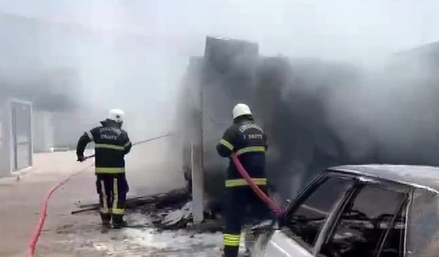 Konteyner Kentte Korkutan Yangın!