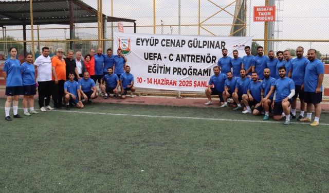 Şanlıurfa’da TFF Onaylı Antrenörlük Kursu!