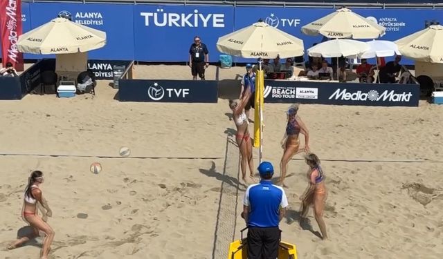 Alanya'da Plaj Voleybolu Şöleni Başladı: Milliler İlk Maçında Yeni Zelanda ile Karşılaştı