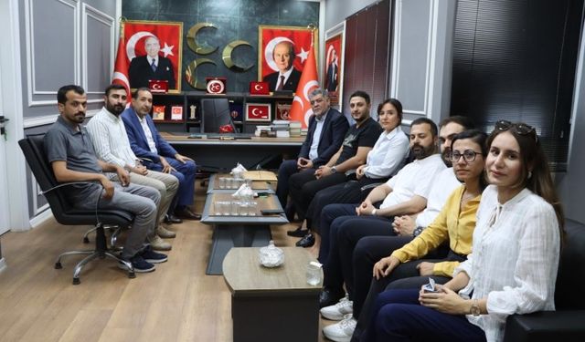 Şanlıurfa Baro Başkanı'ndan MHP İl Başkanlığına Ziyaret