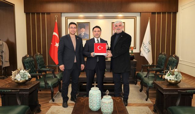 Muhtarlardan Kaymakam Şahin’e Anlamlı Ziyaret