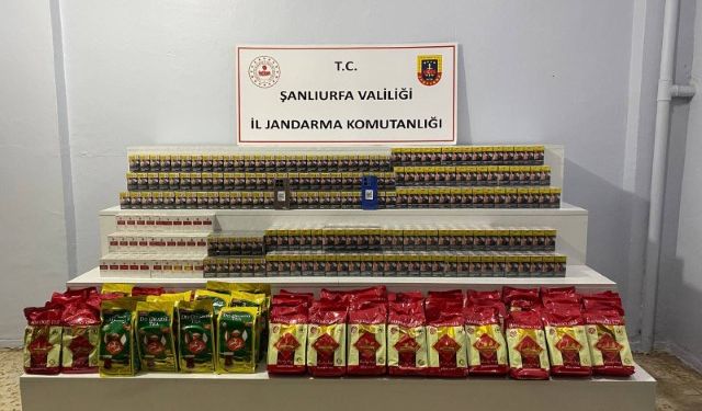 Şanlıurfa Viranşehir’de Kaçakçılık Operasyonu: Binlerce Ürün Ele Geçirildi