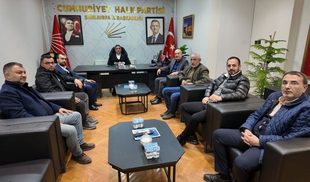 İzmir Şanlıurfa Federasyonu’ndan CHP Şanlıurfa İl Başkanlığına Ziyaret