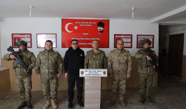 Şanlıurfa İl Emniyet Müdürü Atilla Aksoy’dan sınır hattına ziyaret