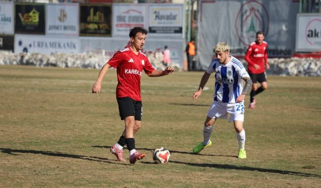 Karaköprü Belediyespor ile Mazıdağı Fosfatspor Yenişemedi