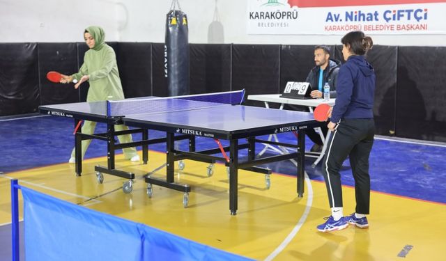 Şanlıurfa Karaköprü’de Masa Tenisi Heyecanı Zirve Yaptı!