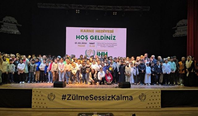 Urfa İHH’dan Başarılı 190 Yetim Öğrenciye Karne Hediyesi