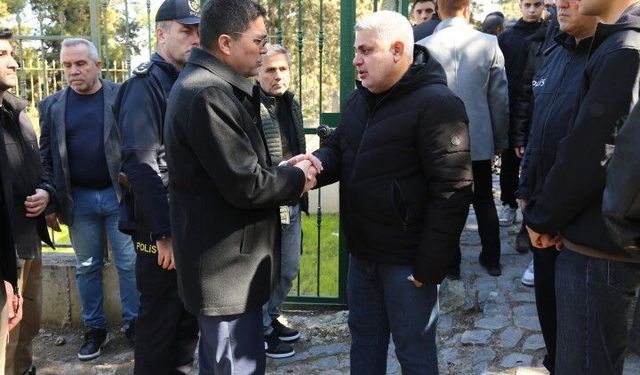 Şanlıurfa İl Emniyet Müdürü, Meslektaşının Annesinin Cenazesine Katıldı