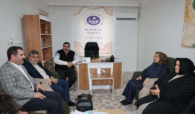 Şanlıurfa Milletvekili Cevahir Asuman Yazmacı’dan Hayrat Vakfı’na Ziyaret