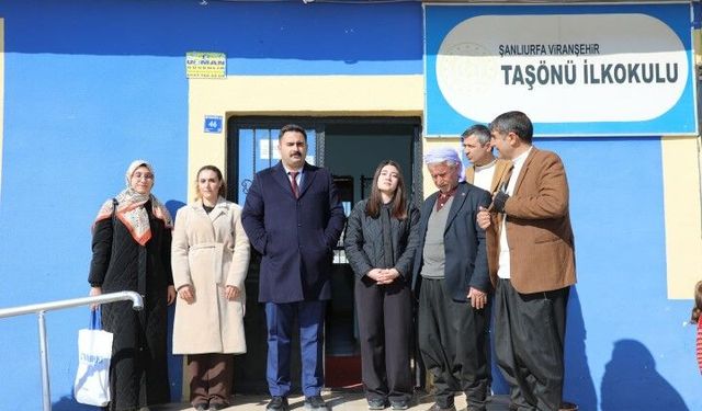 Kaymakam Kemal Ülkü’den Taşönü İlkokulu’na Ziyaret