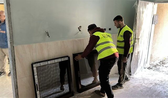 Gazze Şifa Hastanesi Radyoloji Bölümü Onarılıyor