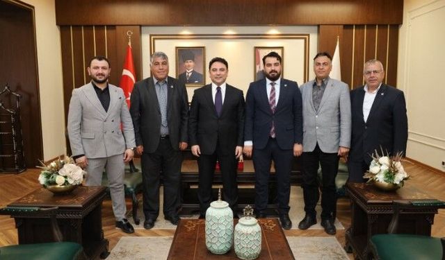 Yeniden Refah Partisi’nden Kaymakam Şahin’e Ziyaret