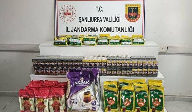 Şanlıurfa’da Kaçak Tütün ve Çay Operasyonu