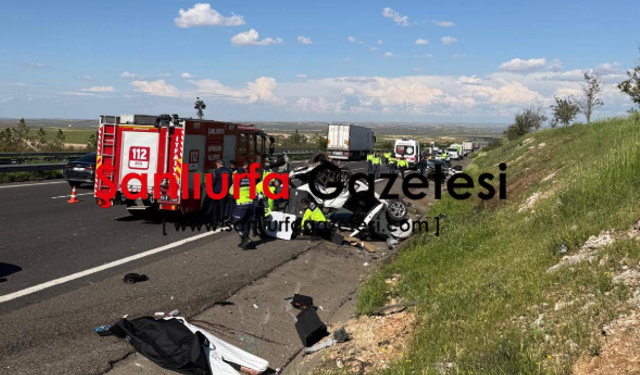 Şanlıurfa'da trafik kazası 3 ölü 5 yaralı