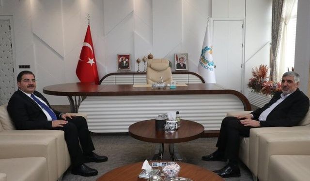 Emekli İl Müftüsü Ramazan Tolan’dan Başkan Canpolat’a Ziyaret