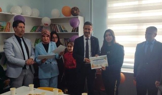 Şanlıurfa Eyyübiye’de Okul Kütüphanesi Açıldı