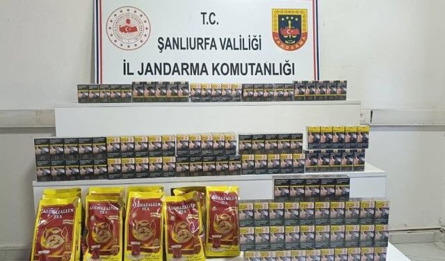Şanlıurfa’da Kaçak Tütün Operasyonu: Binlerce Ürün Ele Geçirildi