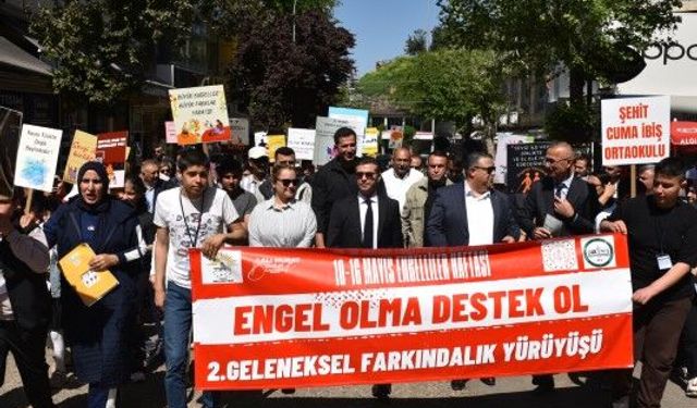 Şanlıurfa'da, "Engel olma destek ol" çağrısı