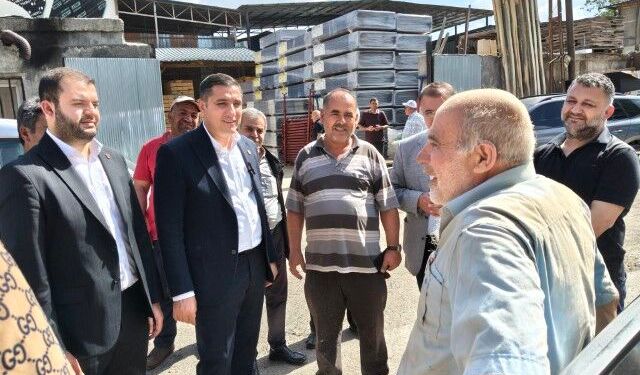 CHP Şanlıurfa Teşkilatından Keresteciler Esnafına Ziyaret