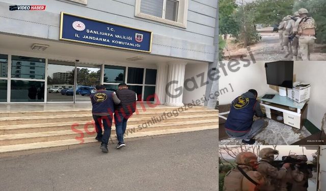 Şanlıurfa’da jandarmadan dev operasyon başlattı 96 gözaltı